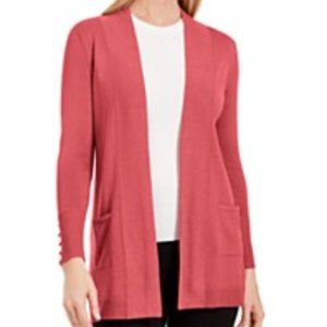 JM Collection Cardigan Sweater in Starfish